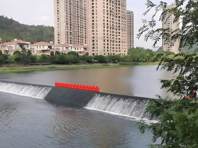 Levee Flood Barrier Test