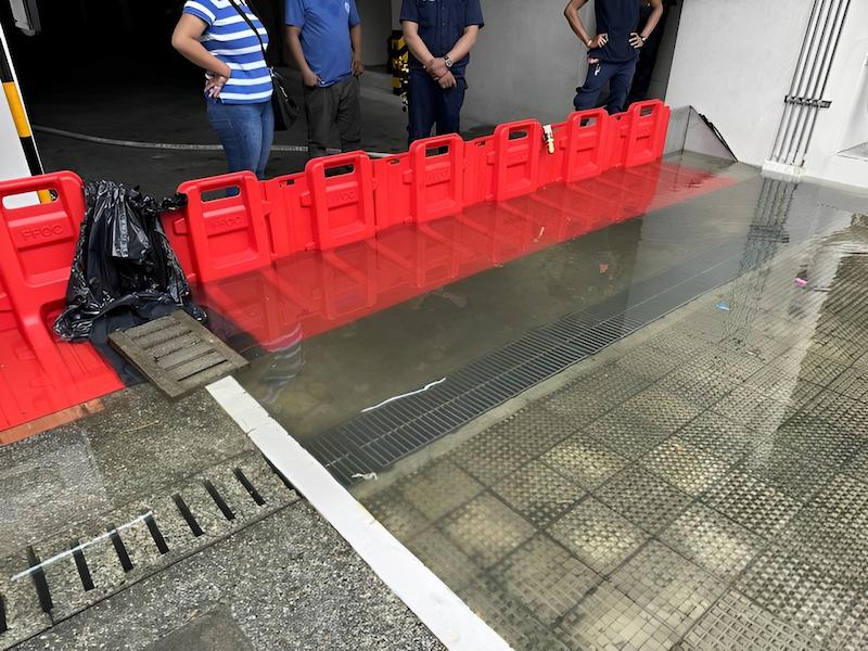 Garage Entrance Flood Barrier